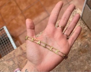 Colgante oro nombre personalizado