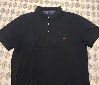 Polo Tommy Hilfiger Negro Talla XL