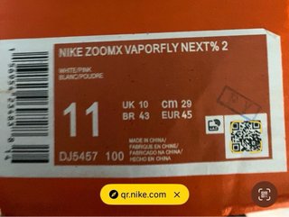 Nike ZoomX Vaporfly Next%2 Talla 45