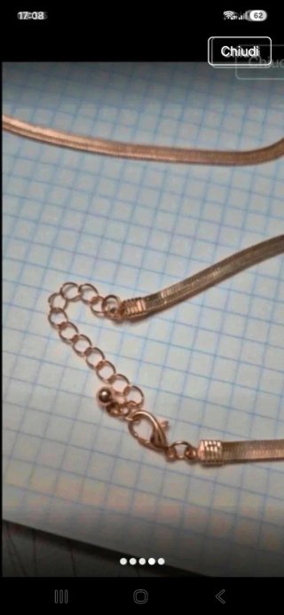 Set collana, bracciale e orecchini acciaio