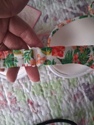 Top Bikini Estampado Tropical