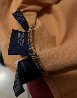 Polo Tommy Hilfiger Naranja Rayas