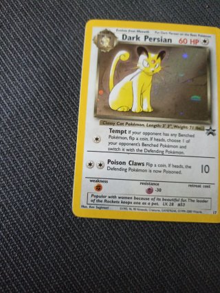 Dark Persian Black Star Promo 17 Pokemon