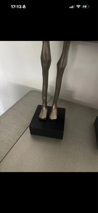 Figuras Hombres Plateados Decoración