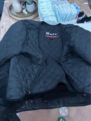 Chaqueta de cuero para moto