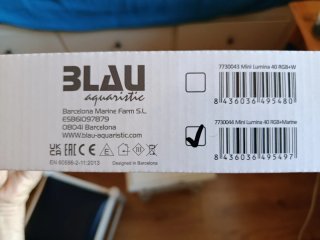 Blau Mini Lumina 40 RGB+ LED Acuario