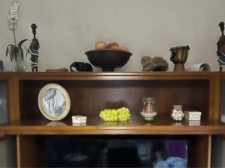 Mueble TV de madera de cerezo