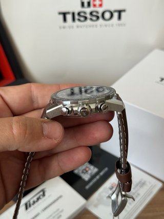 Tissot Chrono Supersport Esfera Azul Correa Marrón