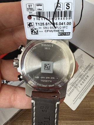 Tissot Chrono Supersport Esfera Azul Correa Marrón