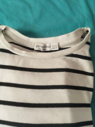 4 Tops Crop Manga Larga Bershka Talla S/XS
