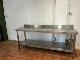 Mesa de trabajo acero inoxidable