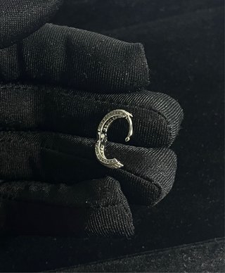 Pendientes Aro Oro Blanco 18K | Circonitas Premium