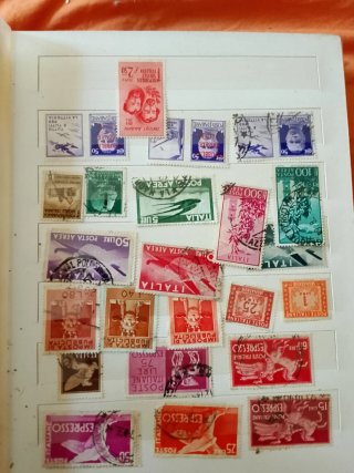 Album Francobolli Italiani e Europei