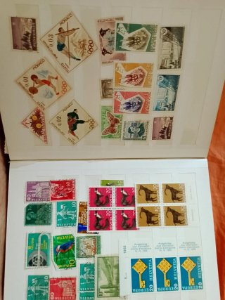 Album Francobolli Italiani e Europei