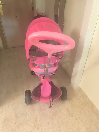 Triciclo para niña rosa