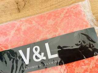 Foulard Victorio & Lucchino Rosa y Beige