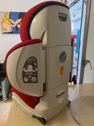 Silla de coche infantil roja