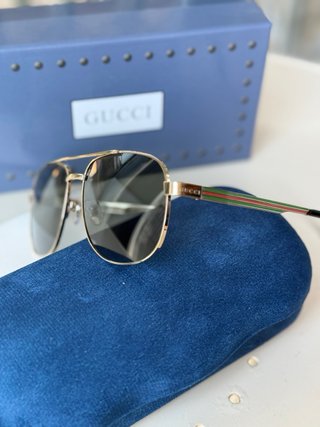Gafas de sol Gucci Hombre Dorado Negro