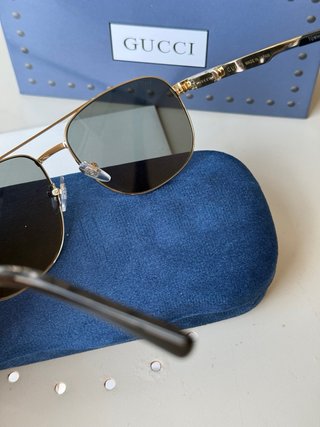 Gafas de sol Gucci Hombre Dorado Negro