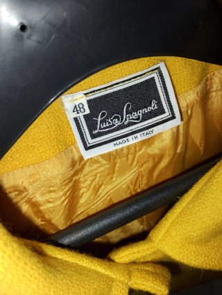 Giacca Luisa Spagnoli Gialla Taglia 46