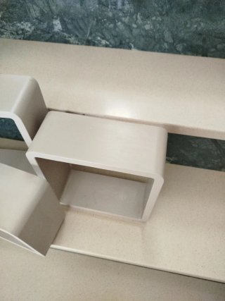 Estanterías Cubo Madera Beige