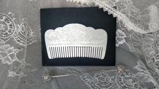 Peineta Huertana Plata