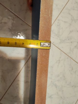 Mensole in legno blu