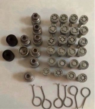 TORNILLOS ANTIRROBO VW GOLF AUDI SEAT IBIZA 2020