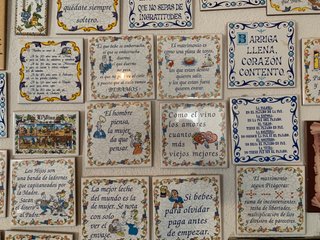 Lote 102 azulejos decorativos humor de cerámica