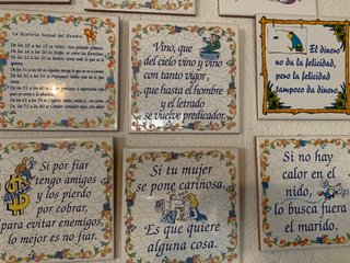 Lote 102 azulejos decorativos humor de cerámica