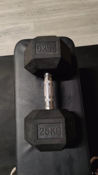Mancuerna Hexagonal 25 kg
