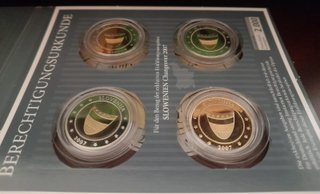 Set Monete Slovenia 2007 + 4 Monete 2 Euro