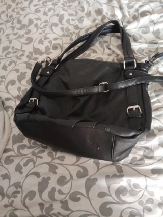 3 Bolsos Piel Marrón , Gris y negro
