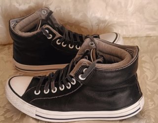 Converse All Star Pelle Nere Tg.40