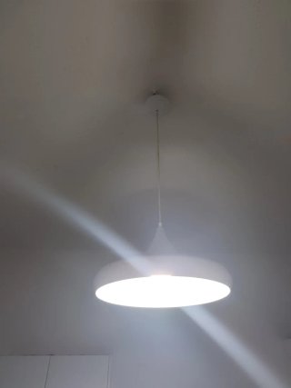 Lámpara de techo colgante blanca