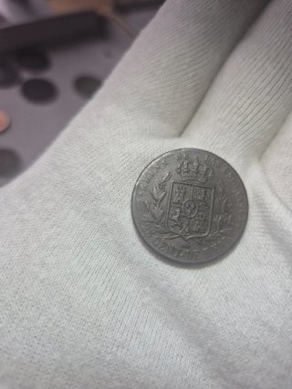 25 céntimos de Real Isabel II 1864