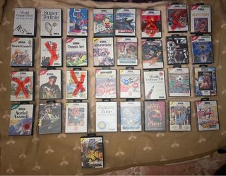 Lote Juegos Sega Master System con manual