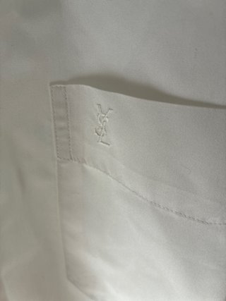 Camisa Yves Saint Laurent Blanca Hombre