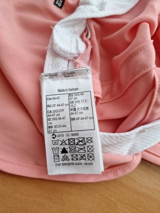 Gorro de baño infantil rosa