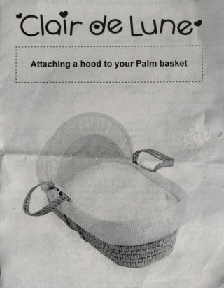 Juego Ropa Cuna Moisés Clair de Lune