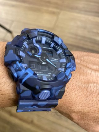 Reloj Casio G-Shock Camuflaje Azul