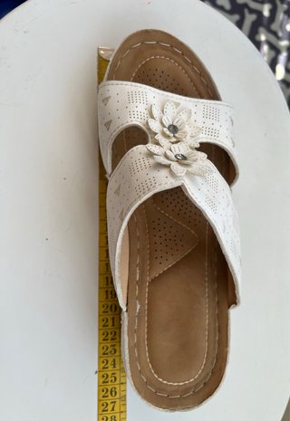 Sandalias cuña Shein flores T37