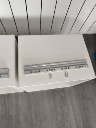 Mobiletto di stoccaggio Eket Ikea Bianco