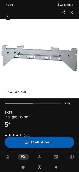 Mobiletto di stoccaggio Eket Ikea Bianco