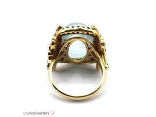 sortija oro 18k con piedra con diamante