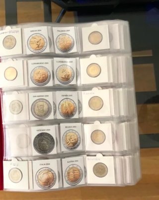 Colección monedas 2 euros conmemorativas