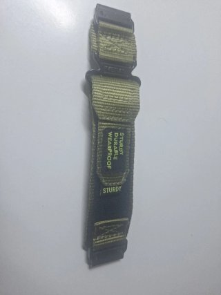 Pulsera de reloj militar verde Garmin de 22m/m