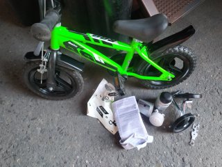 Bicicleta con ruedines Infantil Dino Bikes 12 Pulg