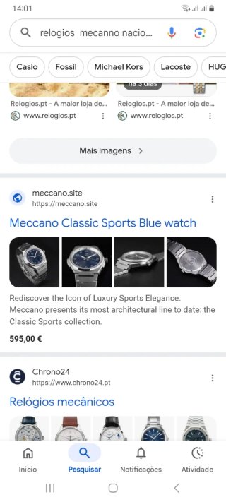Relógio Mecânico Sports Azul