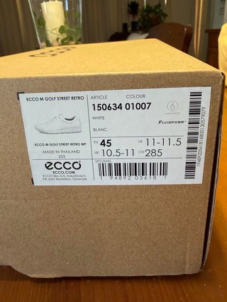 Zapatos Ecco Golf Blancos Nuevos